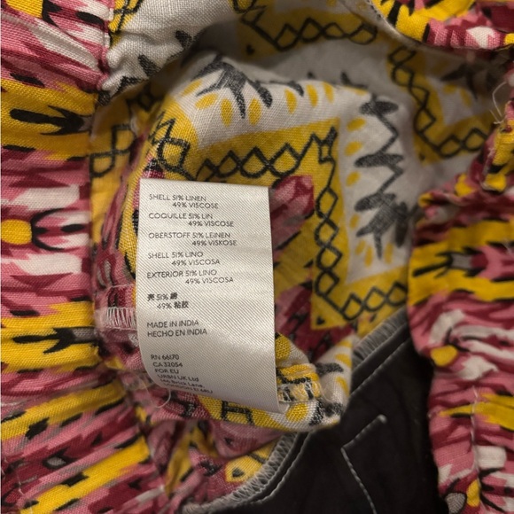 Anthropologie batik print linen shorts - Picture 4 of 4